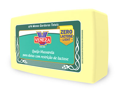 Queijo Mussarela Zero lactose (400g)